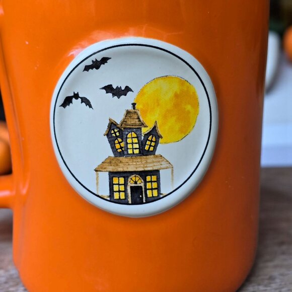 Handmade ✦ Rae Dunn Home Spooky Home Mug Candle ✦ Vanilla Cookie Pumpkin Soy Wax - Picture 8 of 9